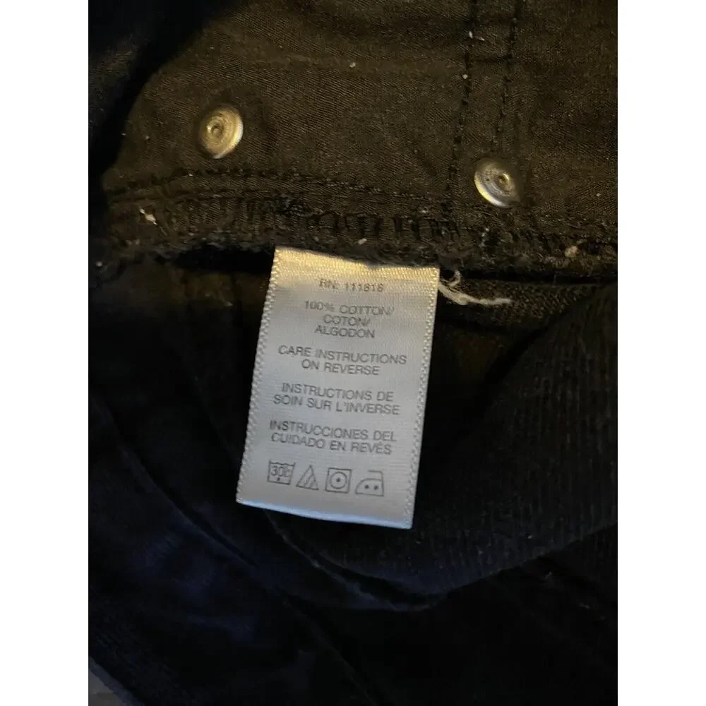 Michael Kors Black Sz 6 Silver Grommet Denim Slight Flare Jeans